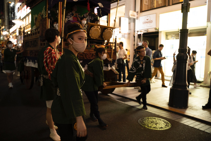 令和４年度赤坂氷川祭　宵宮巡行