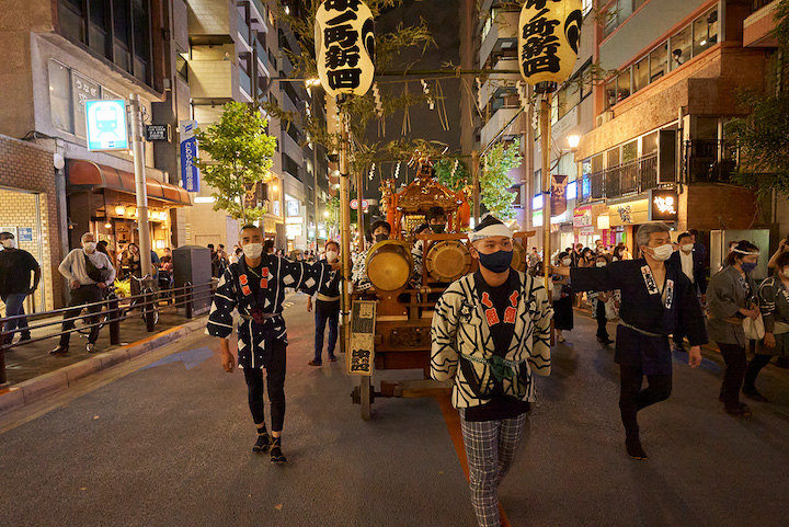 令和４年度赤坂氷川祭　宵宮巡行