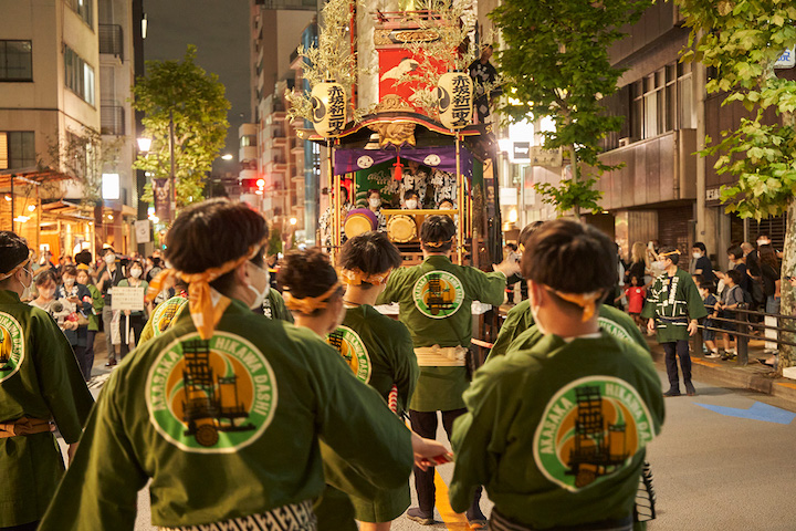 令和４年度赤坂氷川祭　宵宮巡行