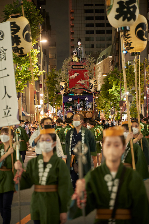 令和４年度赤坂氷川祭　宵宮巡行