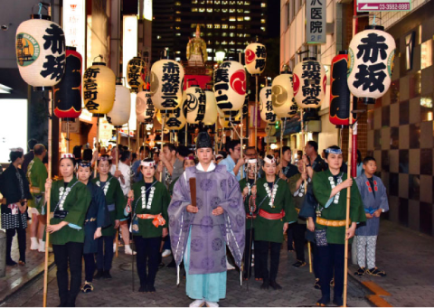 写真で振り返る、平成29年度赤坂氷川祭　赤坂氷川山車巡行